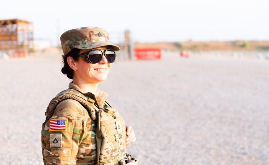 Portrait of the Concord female officer leading the police department