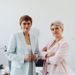 Portrait of courageous women leaders influencing corporate transformation