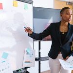 Diverse women and black founders at a Google for Startups Accelerator event