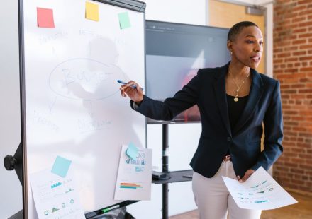 Diverse women and black founders at a Google for Startups Accelerator event